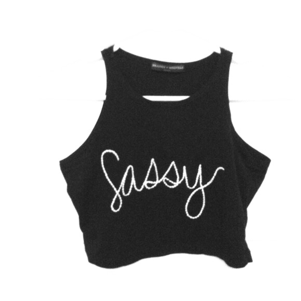 Brandy sassy crop top